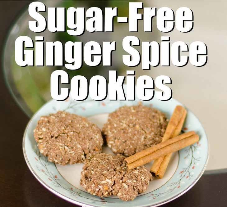 Sugar-Free Ginger Spice Cookies Recipe [Paleo, Gluten-Free, Dairy-Free] #paleo #recipes #glutenfree https://paleoflourish.com/sugar-free-ginger-spice-cookies-recipe-paleo-gf-dairyfree