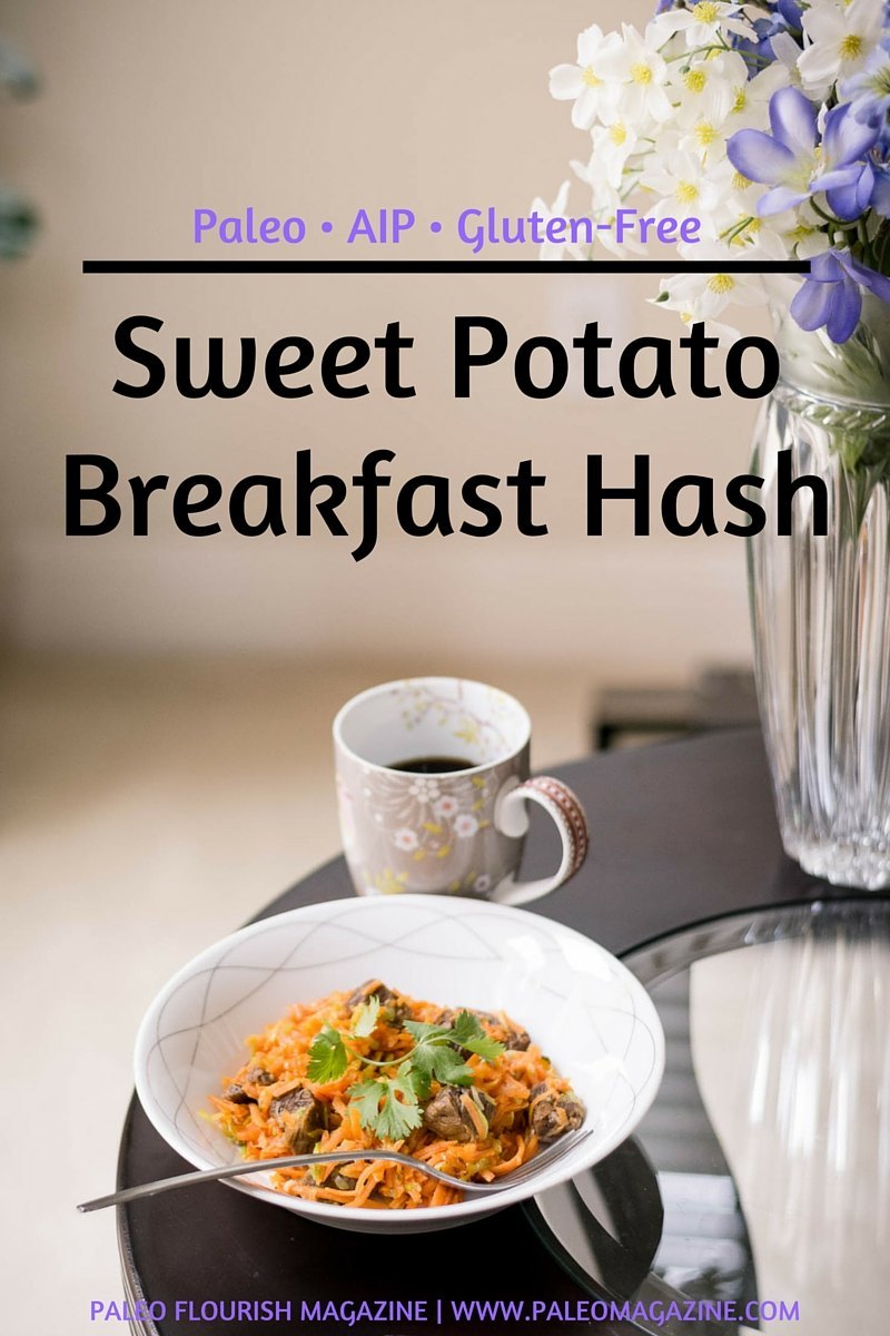 Sweet Potato Breakfast Hash [Paleo, AIP, Gluten-Free] #paleo #recipes #glutenfree https://paleoflourish.com/sweet-potato-breakfast-hash-paleo-aip-gf