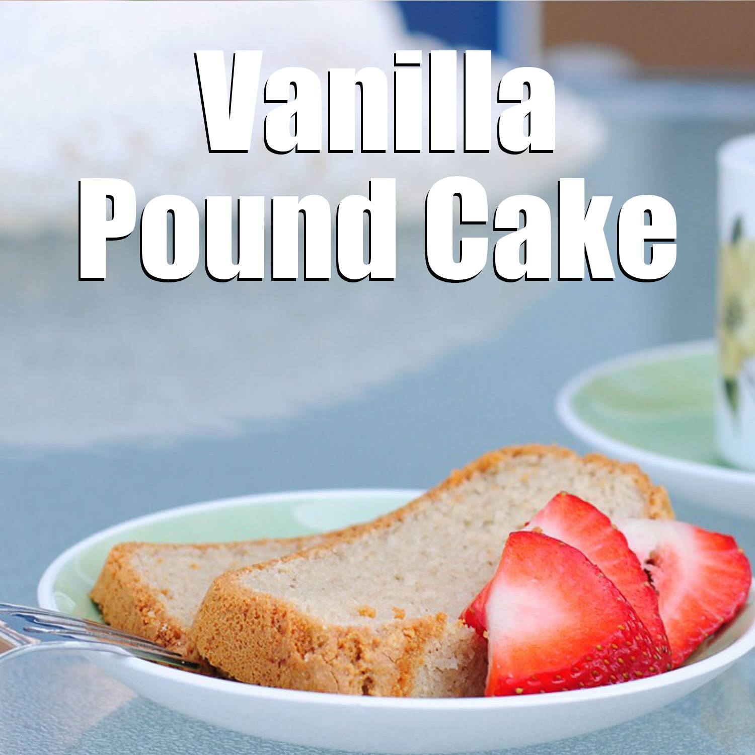 Vanilla Pound Cake Recipe [Paleo, Gluten-Free, Dairy-Free] #paleo #recipes #glutenfree https://paleoflourish.com/vanilla-pound-cake-recipe-paleo-gf-dairyfree
