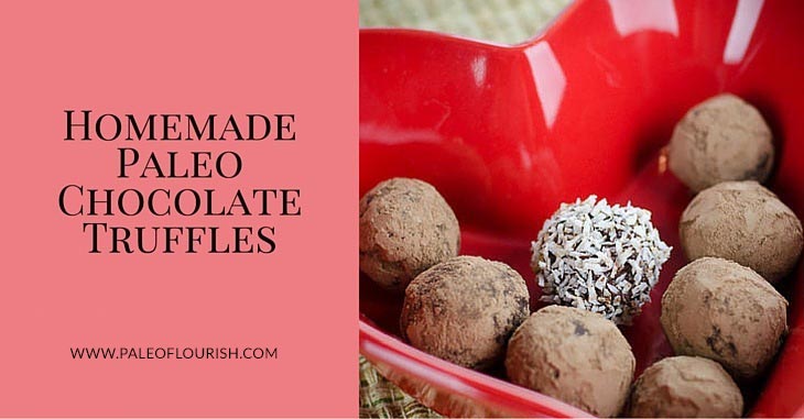 Homemade Paleo Chocolate Truffles