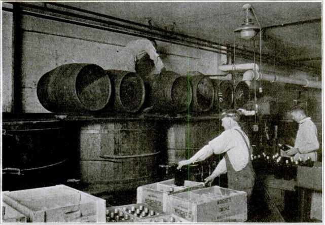 bottling at the condensed smoke factory