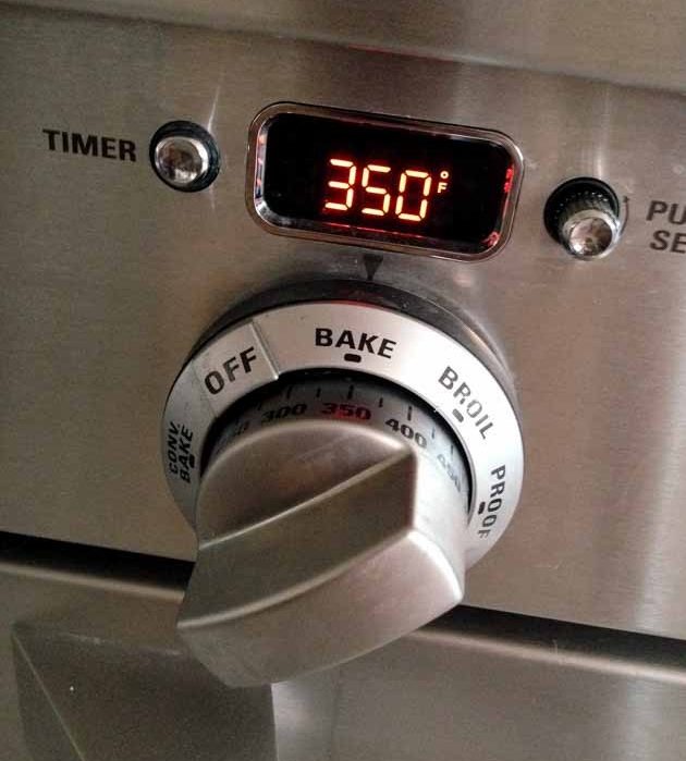 Preheat oven to 350F.