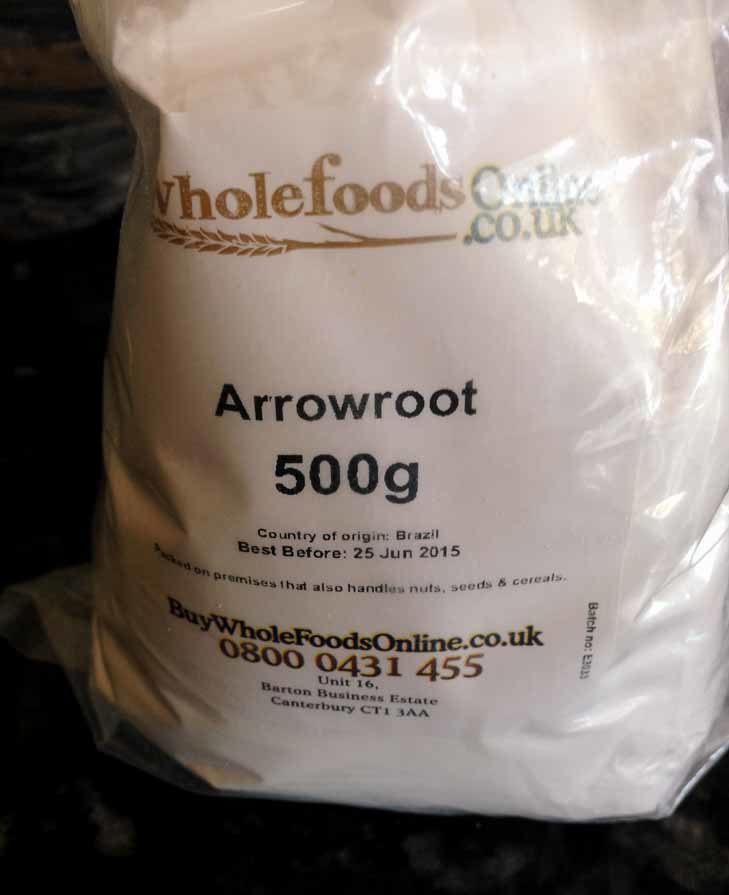 arrowroot flour powder