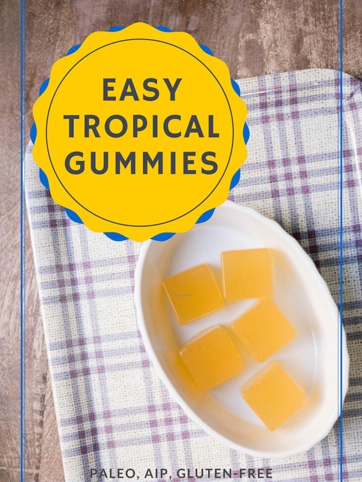 AIP Tropical Gummies recipe aip gluten-free paleo