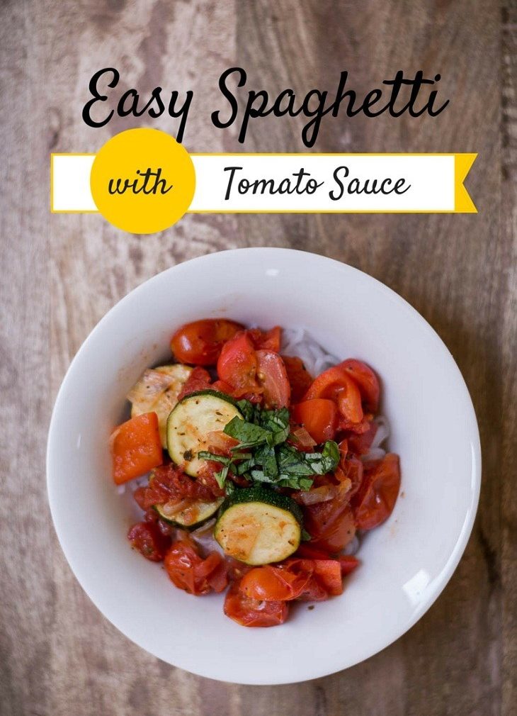 Easy Paleo Spaghetti Recipe with Tomato Sauce [Paleo, Keto] https://paleoflourish.com/easy-paleo-spaghetti-recipe-with-tomato-sauce