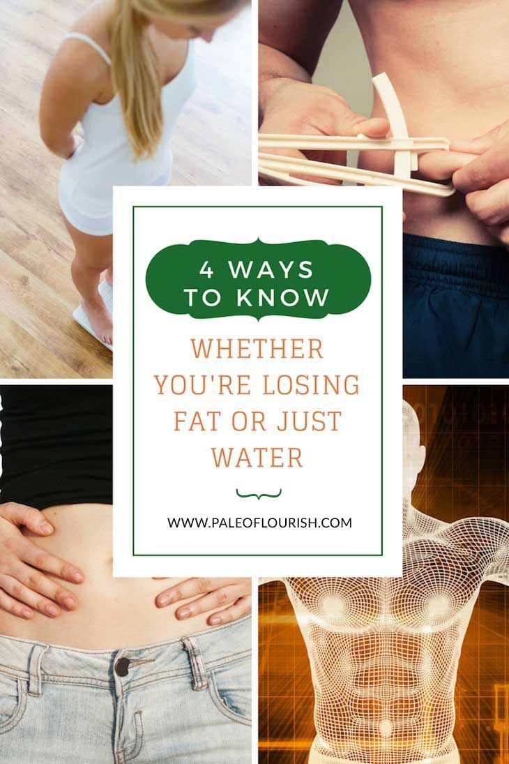 4 Ways To Know Whether You're Losing Fat or Just Water #paleo #keto #bloating  https://paleoflourish.com/am-i-just-losing-water-weight
