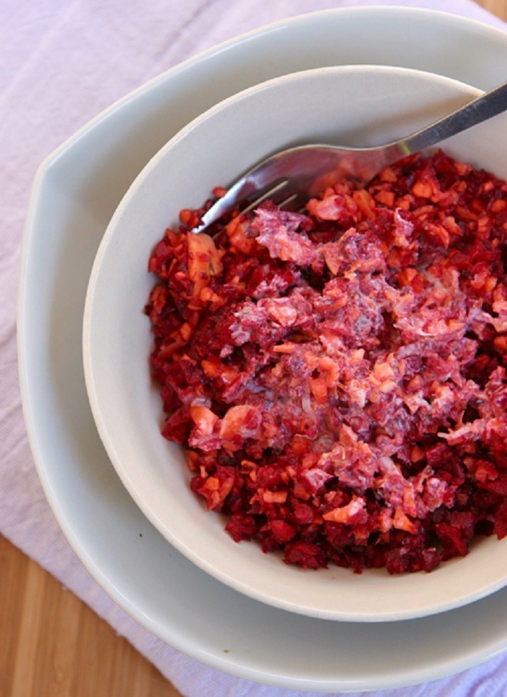 Beet and Carrot Creamy Slaw