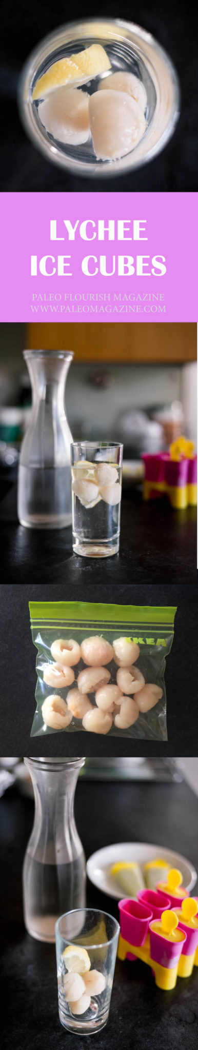 lychee ice cubes #paleo #recipes #icecubes https://paleoflourish.com/lychee-ice-cubes-paleo-drink-ideas