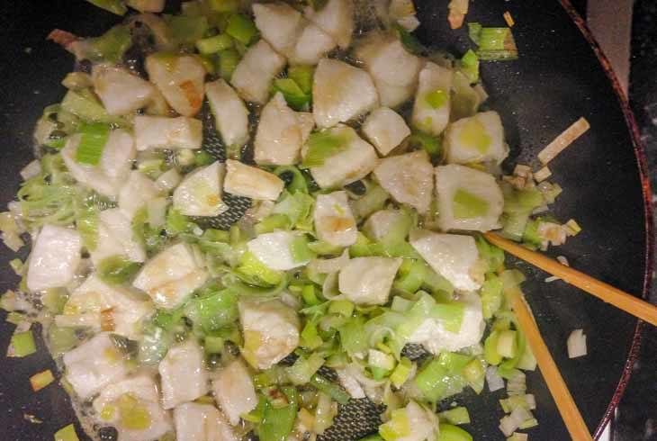 Fish and Leek Saute Recipe [Paleo, AIP, Keto] #paleo #recipe #aip #keto - https://paleoflourish.com/fish-leek-saute