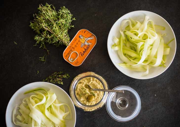 garlic oregano olive tapenade with zucchini noodles recipe #paleo #recipe #aip https://paleoflourish.com/garlic-oregano-olive-tapenade-recipe
