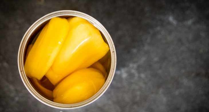 ripe sweet jackfruit pieces in can