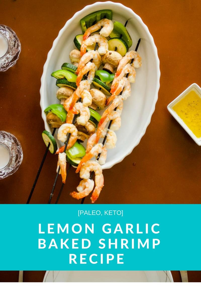 Lemon Garlic Baked Shrimp Recipe [Paleo, Keto] #paleo #keto #recipes - https://paleoflourish.com/lemon-garlic-baked-shrimp-recipe