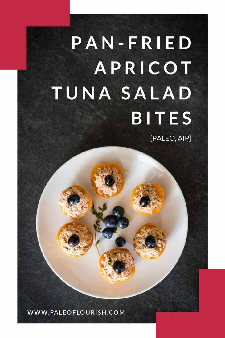 Pan-Fried Apricot Tuna Salad Bites Recipe [Paleo, AIP] #paleo #aip #recipes - https://paleoflourish.com/pan-fried-apricot-tuna-salad-bites-recipe