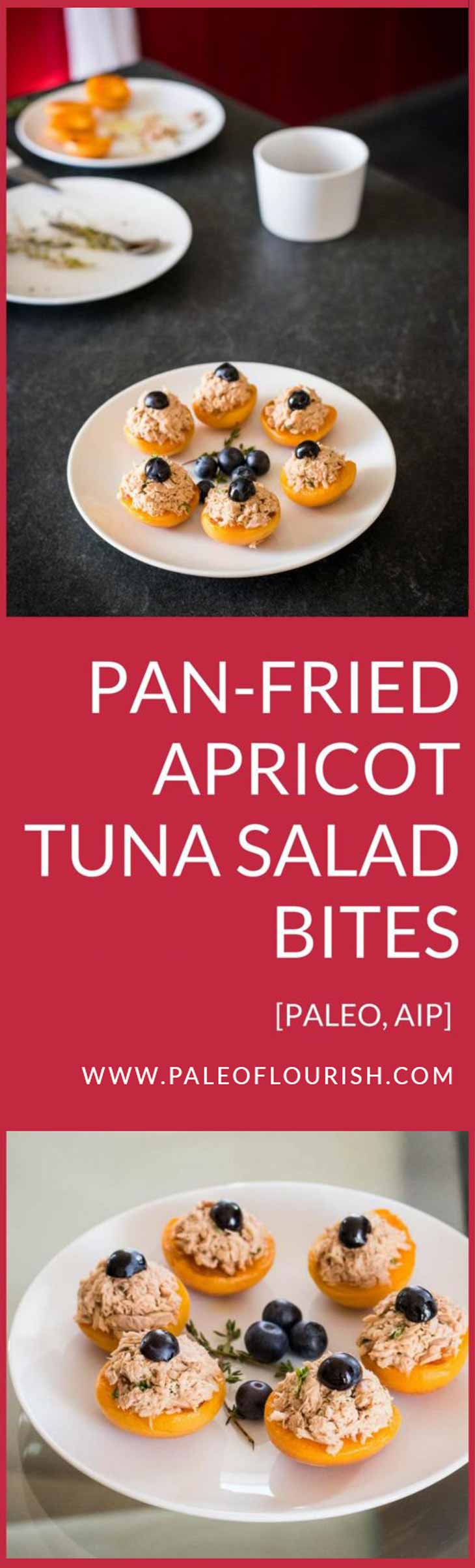 Pan-Fried Apricot Tuna Salad Bites Recipe #paleo #aip #recipes - https://paleoflourish.com/pan-fried-apricot-tuna-salad-bites-recipe