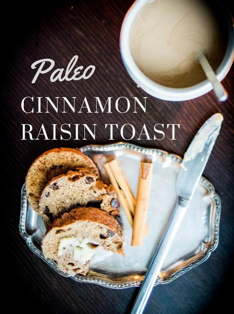 Paleo Cinnamon Raisin Toast Recipe #paleo #recipe https://paleoflourish.com/paleo-cinnamon-raisin-toast-recipe