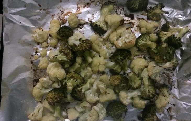 Roasted Cauliflower Broccoli Tuna Bowl [Paleo, Keto, AIP] #paleo #keto #aip - https://paleoflourish.com/cauliflower-broccoli-tuna-bowl-paleo-keto-aip
