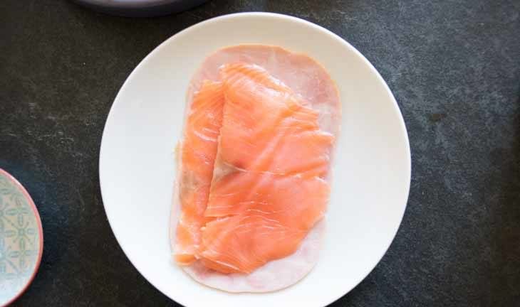 Smoked Salmon and Cucumber Ham Wraps Recipe [Paleo, Keto, AIP] #paleo #keto #aip - https://paleoflourish.com/smoked-salmon-lunch-wrap-recipe-paleo-keto