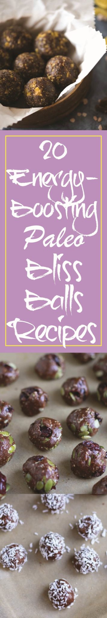 Paleo Bliss Ball Recipes [Paleo] #paleo #recipes - https://paleoflourish.com/paleo-bliss-balls-recipes/