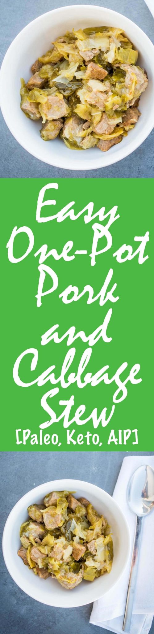 Easy One-Pot Pork and Cabbage Stew [Paleo, Keto, AIP] #paleo #keto #aip - https://paleoflourish.com/pork-cabbage-stew-paleo-keto-aip
