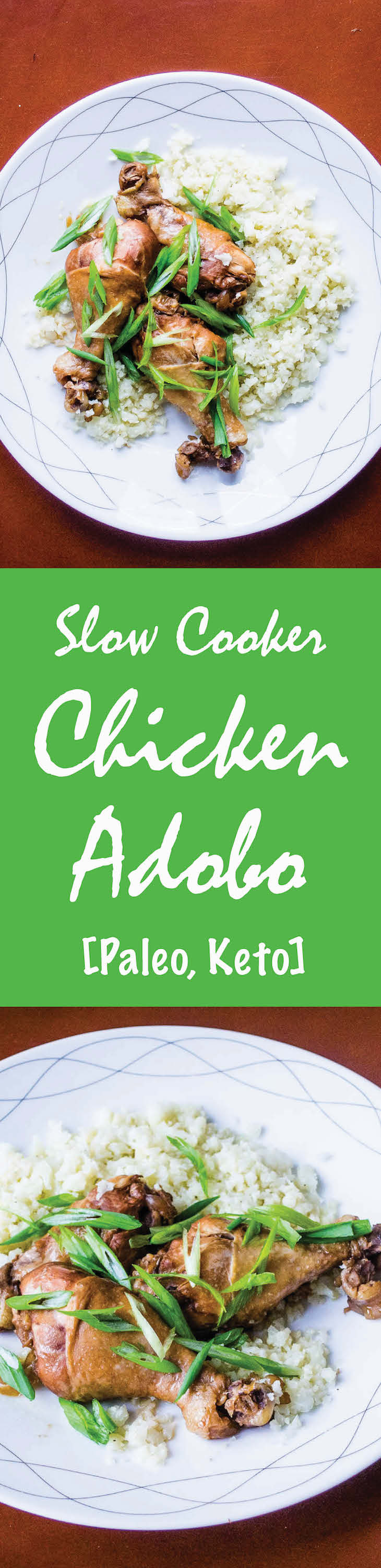 Slow Cooker Chicken Adobo Recipe [Paleo, Keto] #paleo #keto - https://paleoflourish.com/slow-cooker-chicken-adobo-paleo-keto