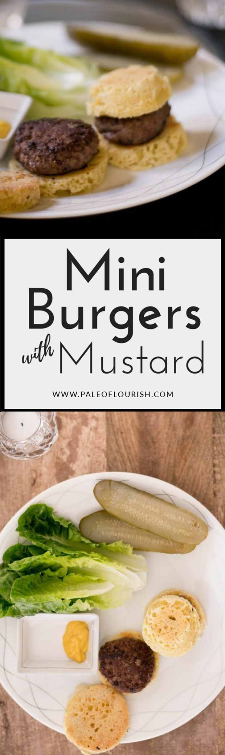 Mini Burgers with Mustard #paleo #recipes #glutenfree https://paleoflourish.com/mini-burgers-with-mustard/
