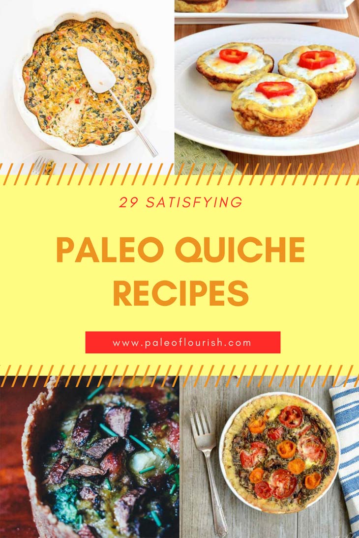 Paleo Quiche Recipes #paleo https://paleoflourish.com/paleo-quiche-recipes