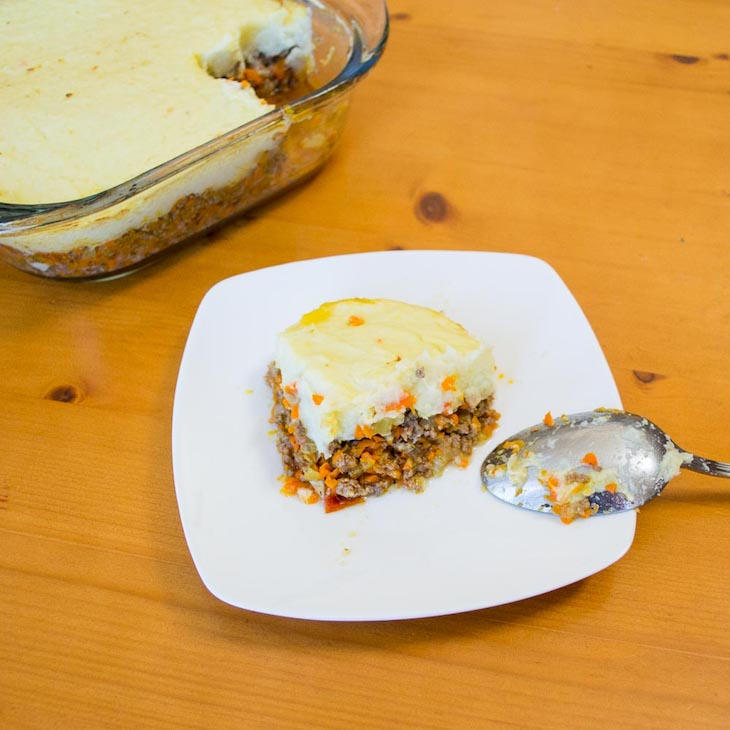 Paleo Cauliflower Cottage Pie Recipe [Dairy-Free, Autoimmune-Friendly] #paleo https://paleoflourish.com/paleo-cottage-pie-recipe