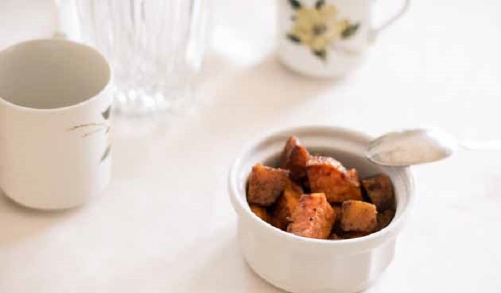 Cinnamon Ghee Roasted Sweet Potatoes and Butternut Squash