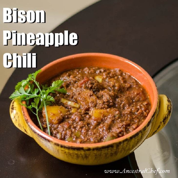 Bison Pineapple Chili
