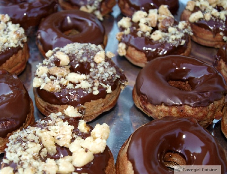 Chocolate-Dipped Doughnuts
