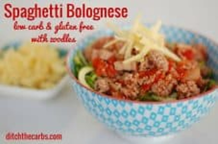 Low-Carb Spaghetti Bolognese