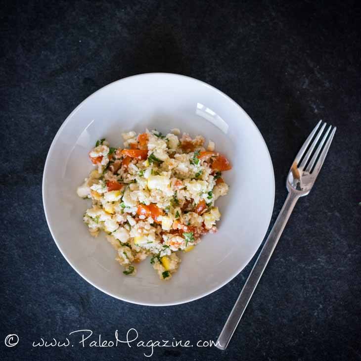 Cauliflower Tabouli (Tabbouleh) Salad Recipe