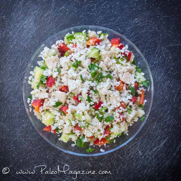 Chicken Cauliflower “Couscous” Salad Recipe