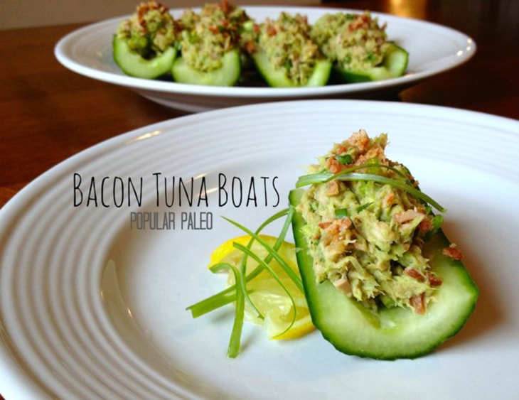 Bacon Tuna Boats