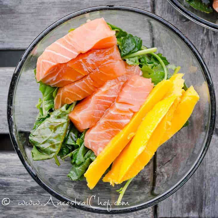 Paleo Sashimi Salad Recipe