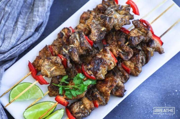 5 Spice Chicken Skewers – Keto, Low Carb, Paleo