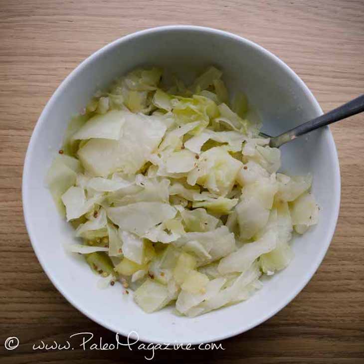 Mustard Cabbage and Apples Recipe