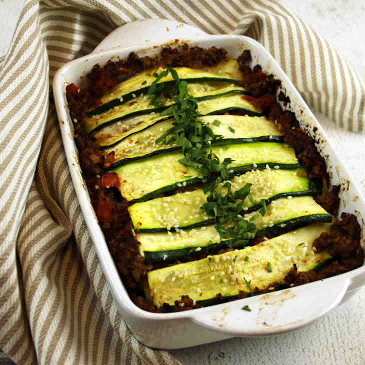 Keto Eggplant and Zucchini “Lasagna” Recipe