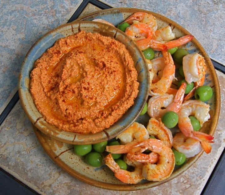 Roasted Red Pepper and Walnut Dip