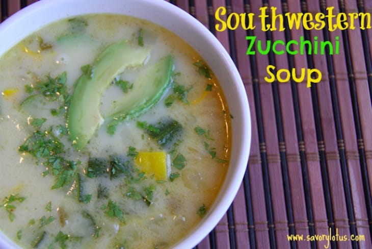 Southwestern Zucchini Soup