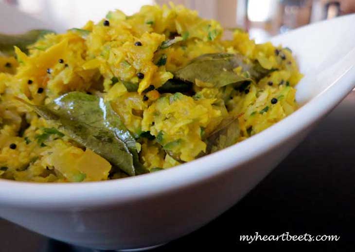 Zucchini Stir-Fry with Curry Leaves