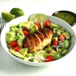 Paleo Spicy Cilantro Chicken Salad Recipe #paleo https://paleoflourish.com/paleo-spicy-cilantro-chicken-salad-recipe
