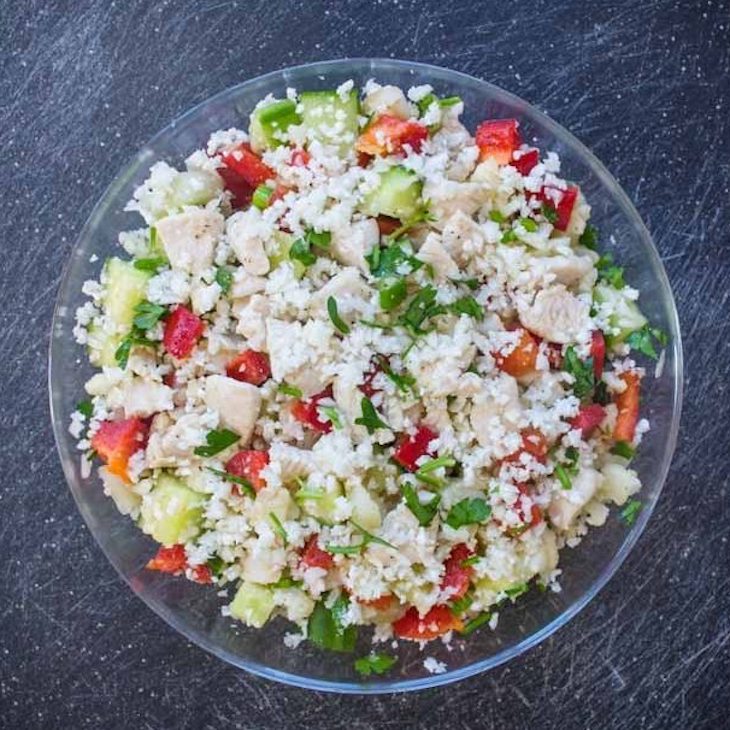 Chicken Cauliflower “Couscous” Salad Recipe