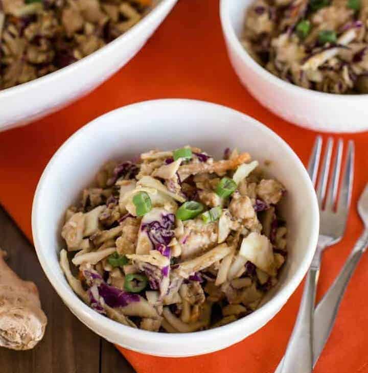 Easy Thai Chicken Salad with Canned Chicken=