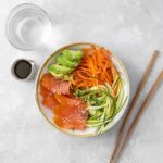 Paleo Deconstructed Sushi Noodle Bowls Recipe #paleo #recipe https://paleoflourish.com/paleo-deconstructed-sushi-noodle-bowls-recipe/