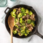 Paleo One-Pan Beef and Broccoli Recipe #paleo #recipe https://paleoflourish.com/paleo-one-pan-beef-and-broccoli-recipe/